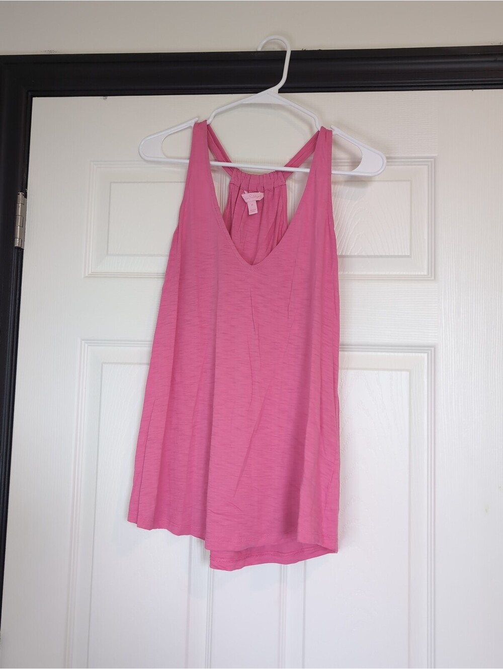 Medium pink Lilly Pulitzer cotton tank top